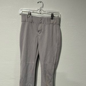 Champion girls light grey softball pants. size girls large